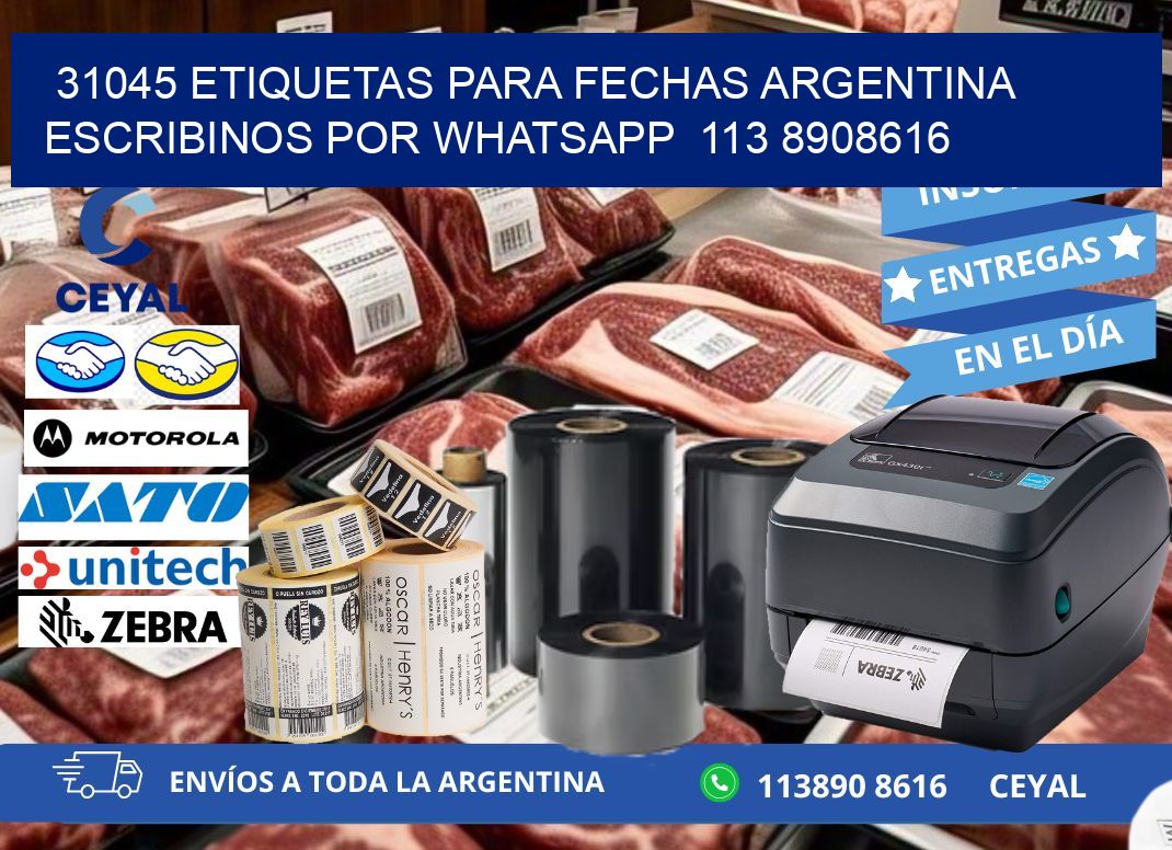 31045 ETIQUETAS PARA FECHAS ARGENTINA ESCRIBINOS POR WHATSAPP  113 8908616