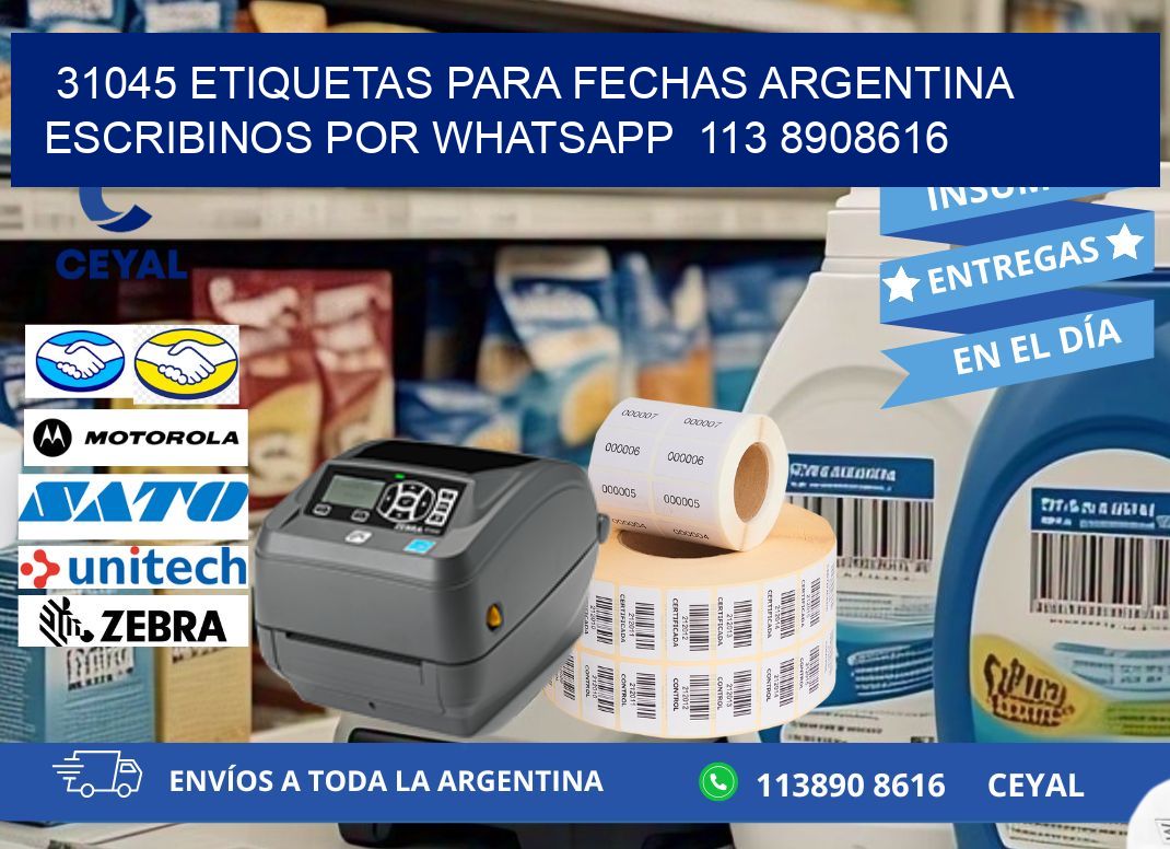 31045 ETIQUETAS PARA FECHAS ARGENTINA ESCRIBINOS POR WHATSAPP  113 8908616