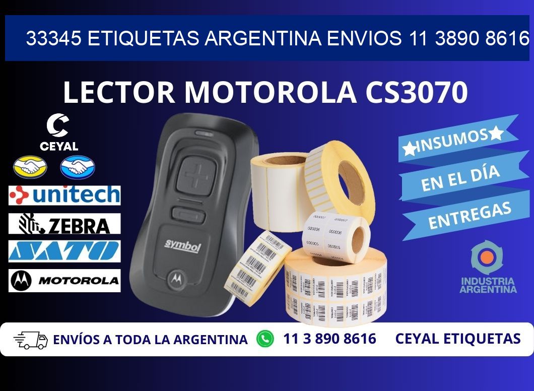 33345 ETIQUETAS ARGENTINA ENVIOS 11 3890 8616