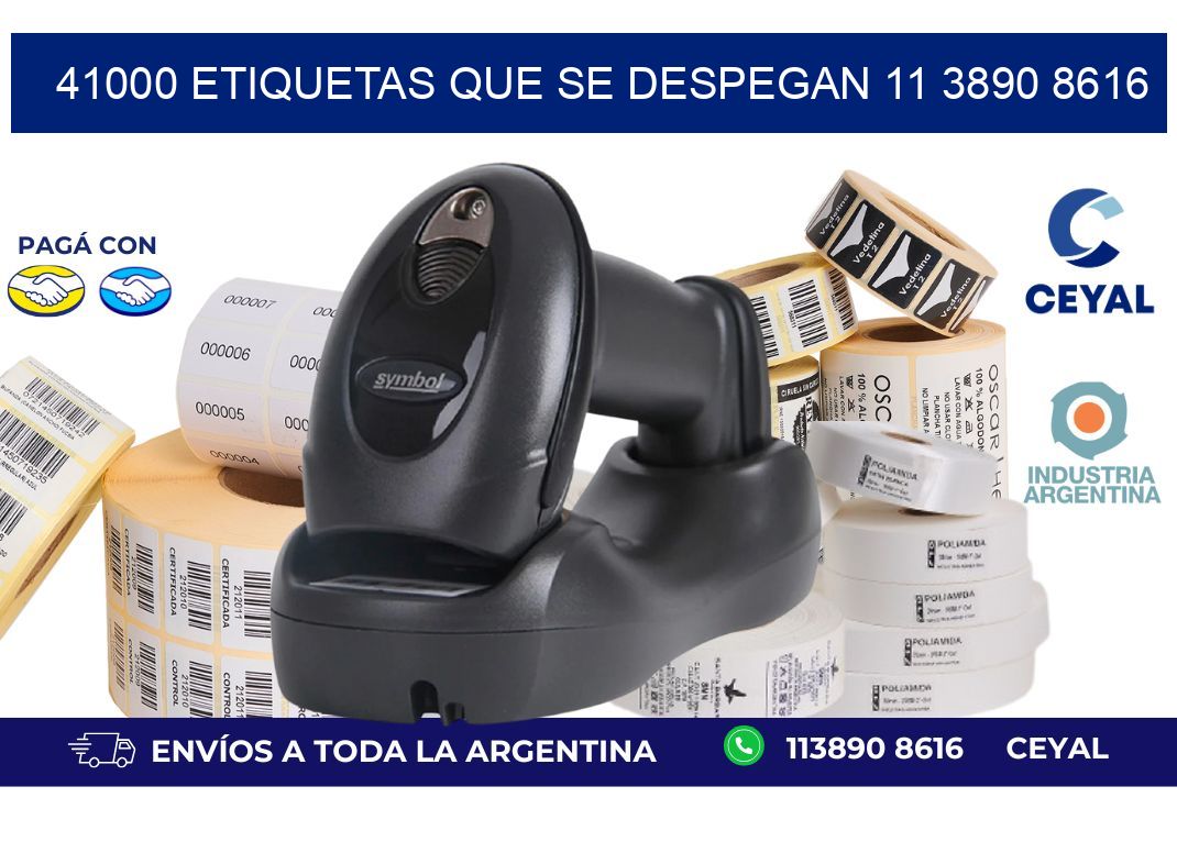41000 ETIQUETAS QUE SE DESPEGAN 11 3890 8616