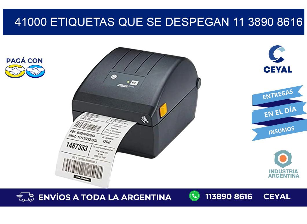 41000 ETIQUETAS QUE SE DESPEGAN 11 3890 8616