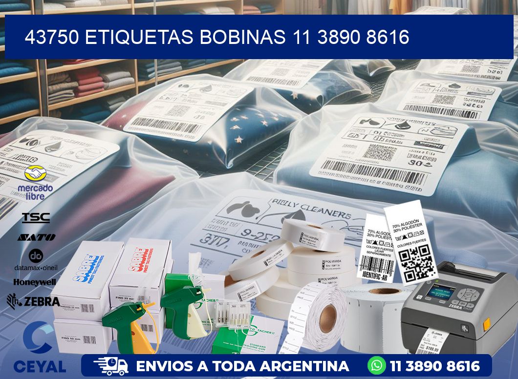 43750 ETIQUETAS BOBINAS 11 3890 8616