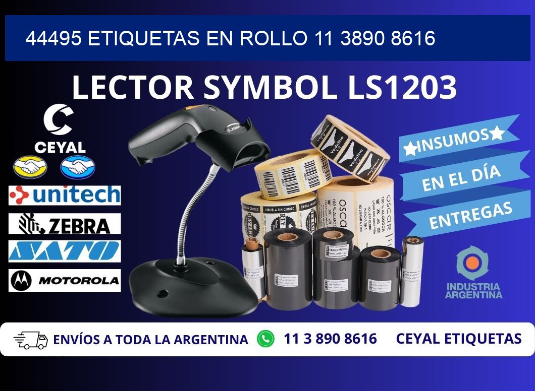 44495 ETIQUETAS EN ROLLO 11 3890 8616