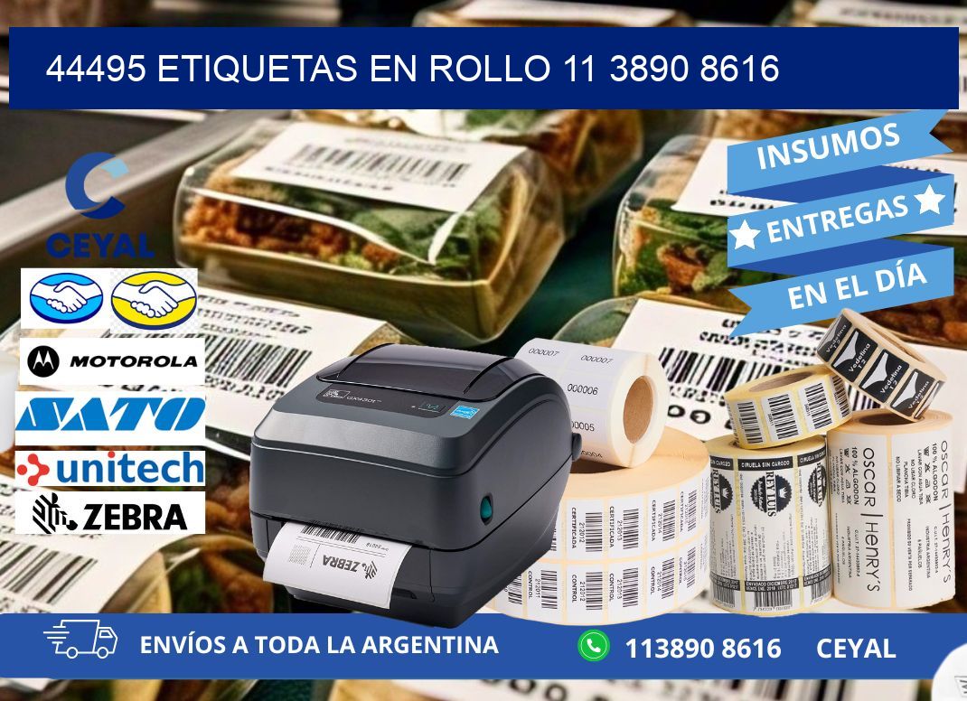 44495 ETIQUETAS EN ROLLO 11 3890 8616