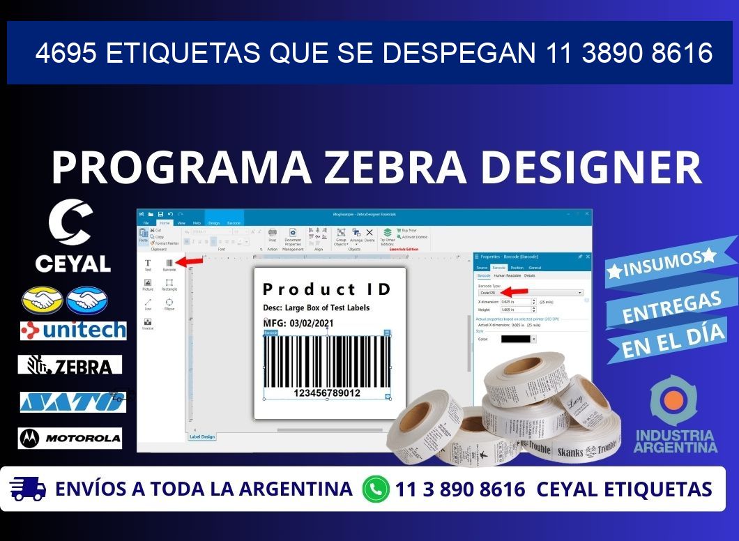4695 ETIQUETAS QUE SE DESPEGAN 11 3890 8616
