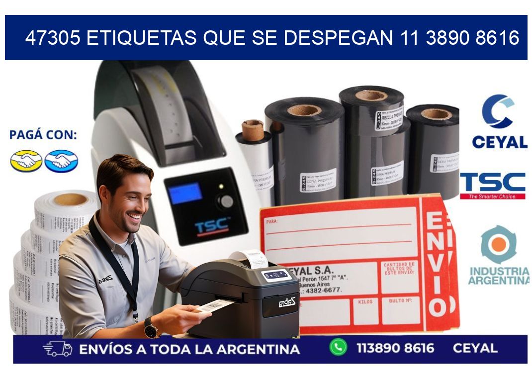 47305 ETIQUETAS QUE SE DESPEGAN 11 3890 8616