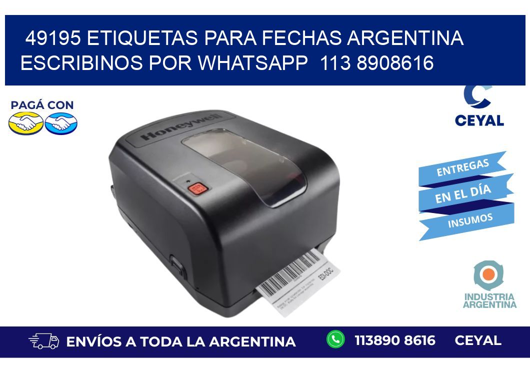 49195 ETIQUETAS PARA FECHAS ARGENTINA ESCRIBINOS POR WHATSAPP  113 8908616