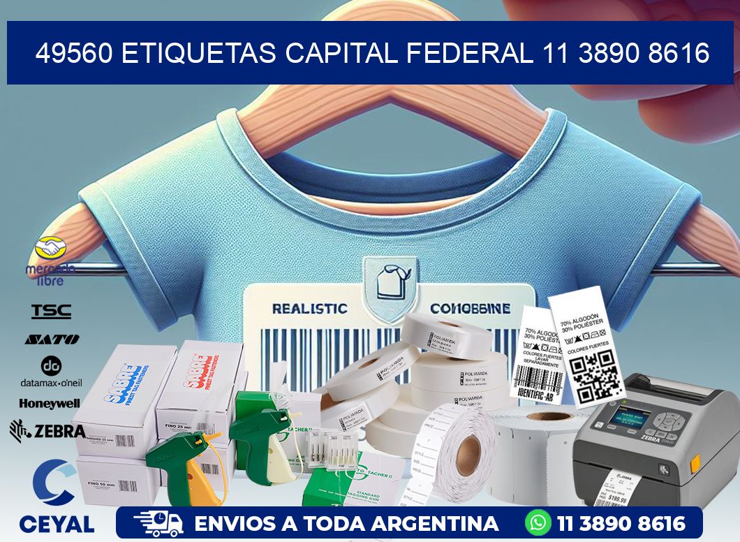 49560 ETIQUETAS CAPITAL FEDERAL 11 3890 8616