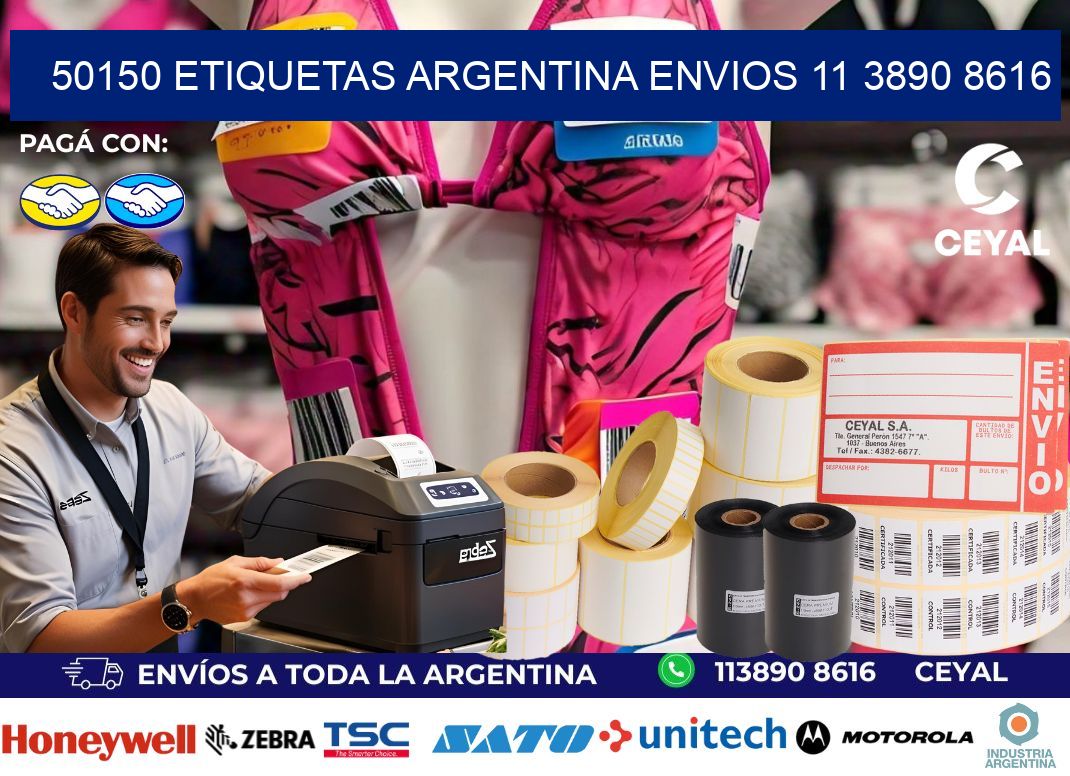 50150 ETIQUETAS ARGENTINA ENVIOS 11 3890 8616