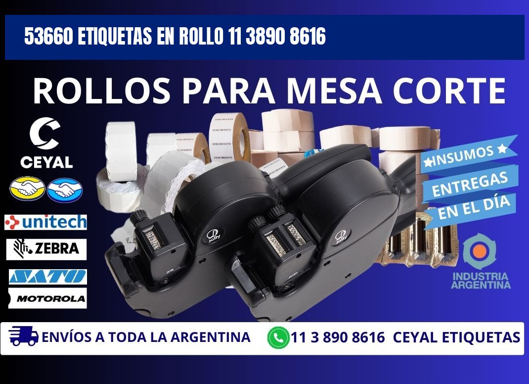 53660 ETIQUETAS EN ROLLO 11 3890 8616