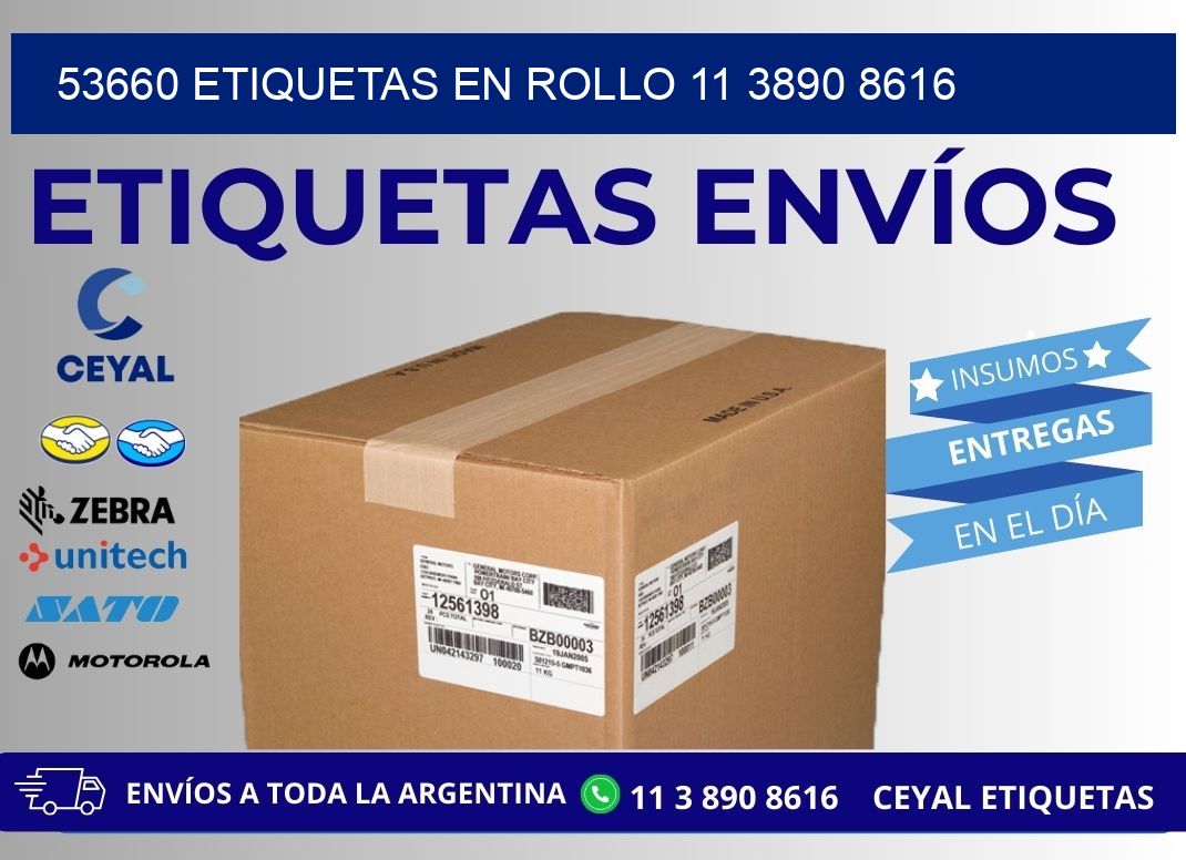 53660 ETIQUETAS EN ROLLO 11 3890 8616