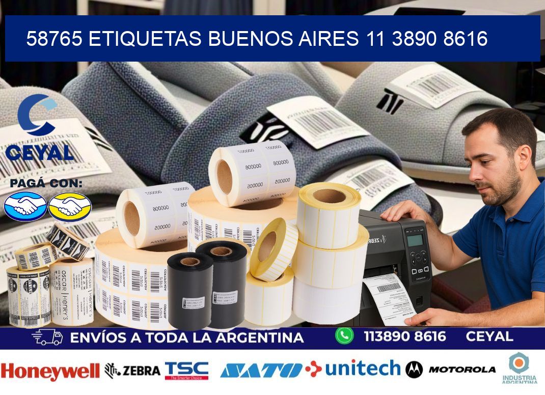 58765 ETIQUETAS BUENOS AIRES 11 3890 8616