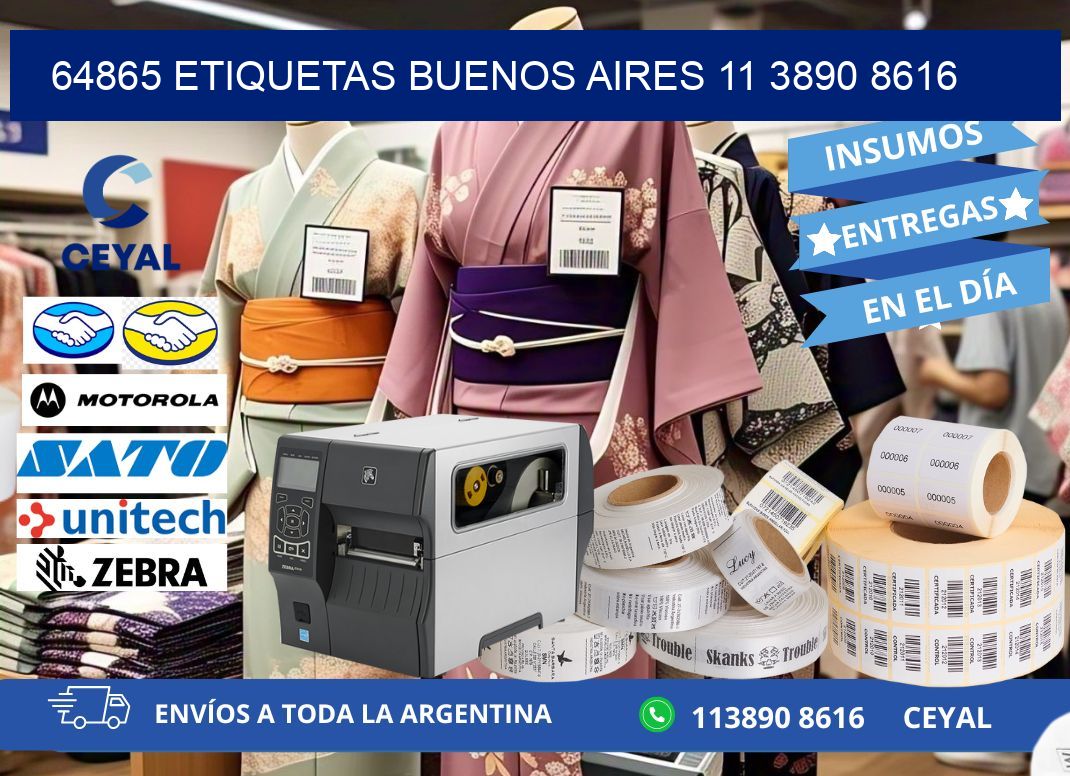 64865 ETIQUETAS BUENOS AIRES 11 3890 8616