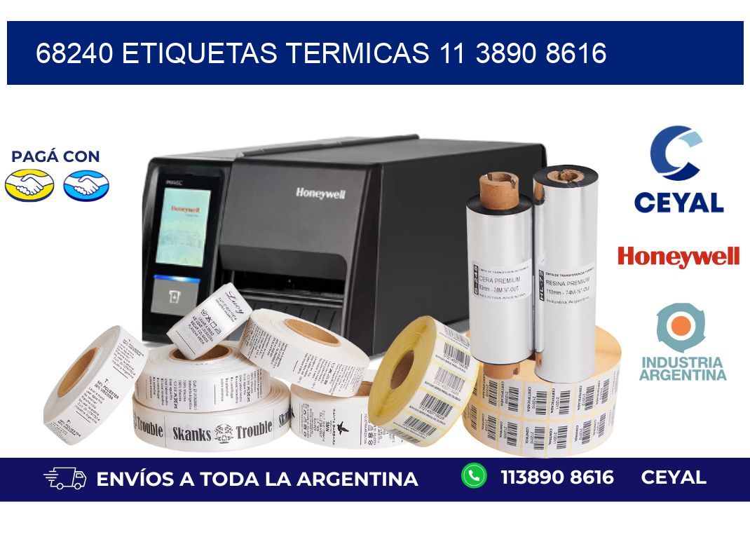 68240 ETIQUETAS TERMICAS 11 3890 8616