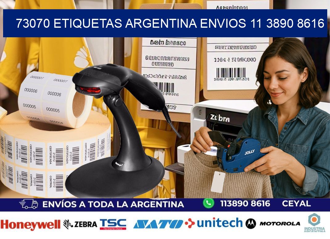 73070 ETIQUETAS ARGENTINA ENVIOS 11 3890 8616