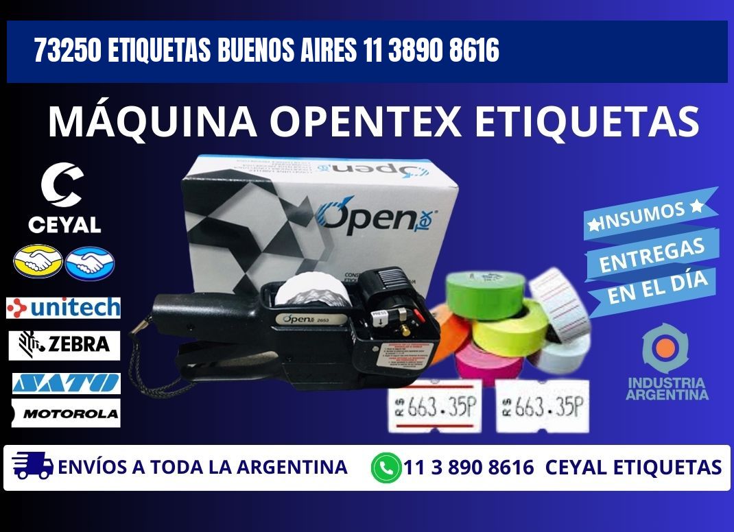 73250 ETIQUETAS BUENOS AIRES 11 3890 8616
