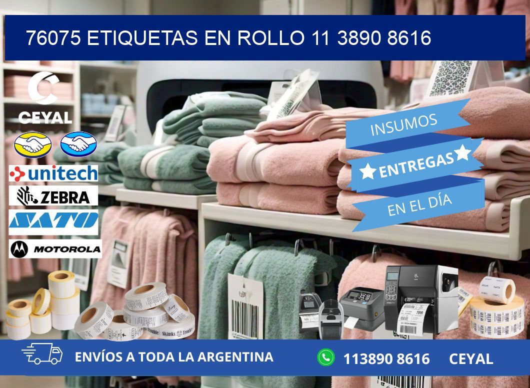 76075 ETIQUETAS EN ROLLO 11 3890 8616