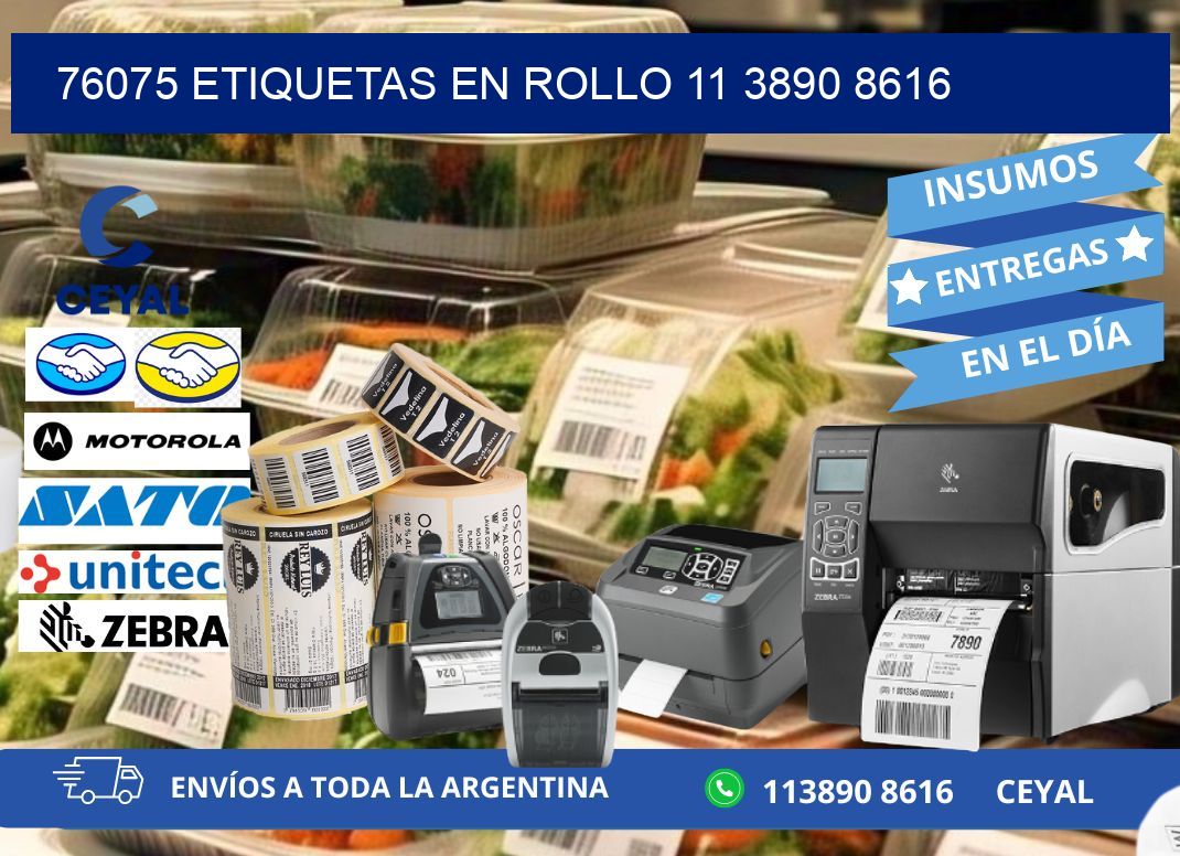 76075 ETIQUETAS EN ROLLO 11 3890 8616