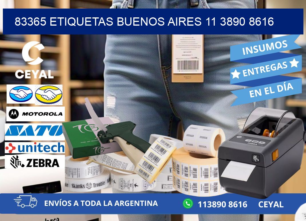 83365 ETIQUETAS BUENOS AIRES 11 3890 8616