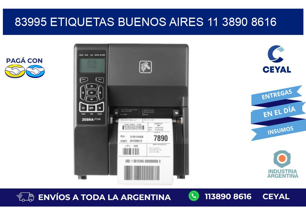 83995 ETIQUETAS BUENOS AIRES 11 3890 8616