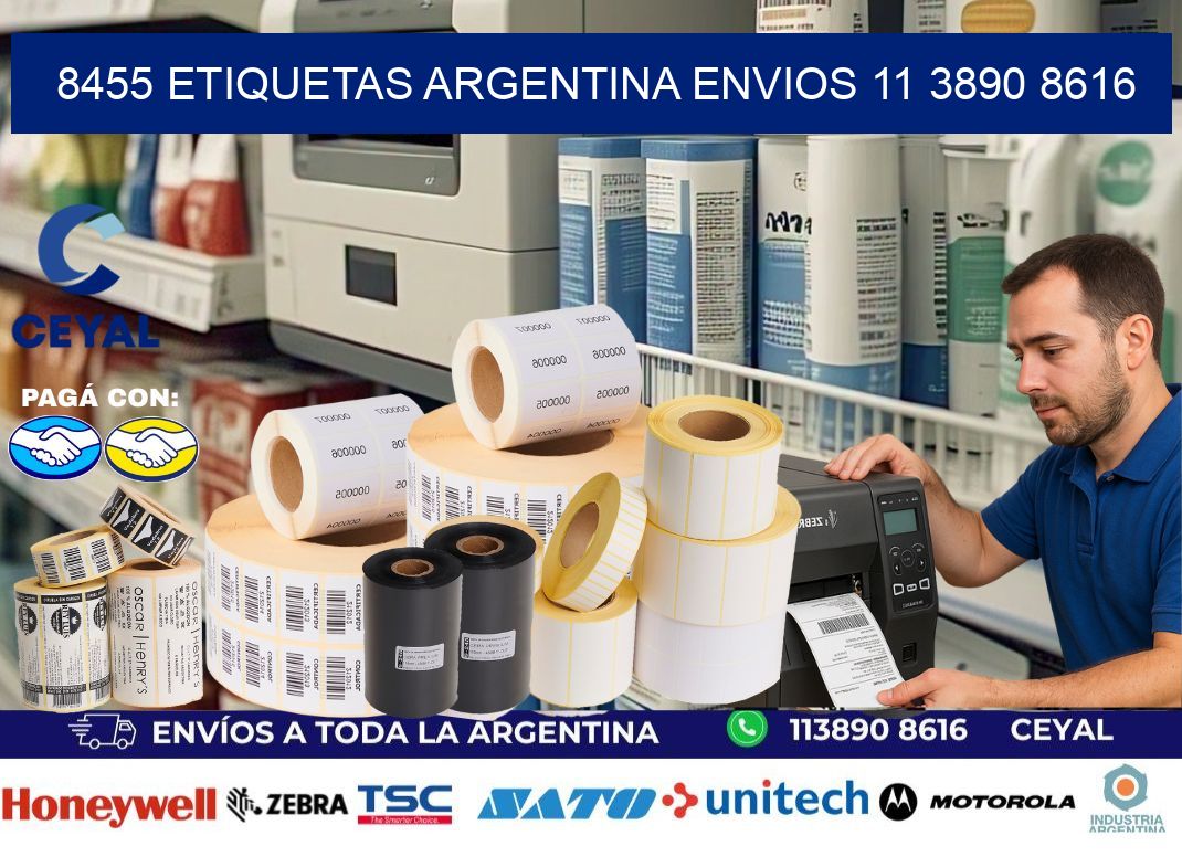 8455 ETIQUETAS ARGENTINA ENVIOS 11 3890 8616