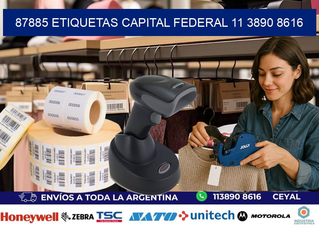 87885 ETIQUETAS CAPITAL FEDERAL 11 3890 8616