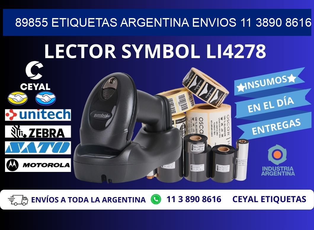 89855 ETIQUETAS ARGENTINA ENVIOS 11 3890 8616