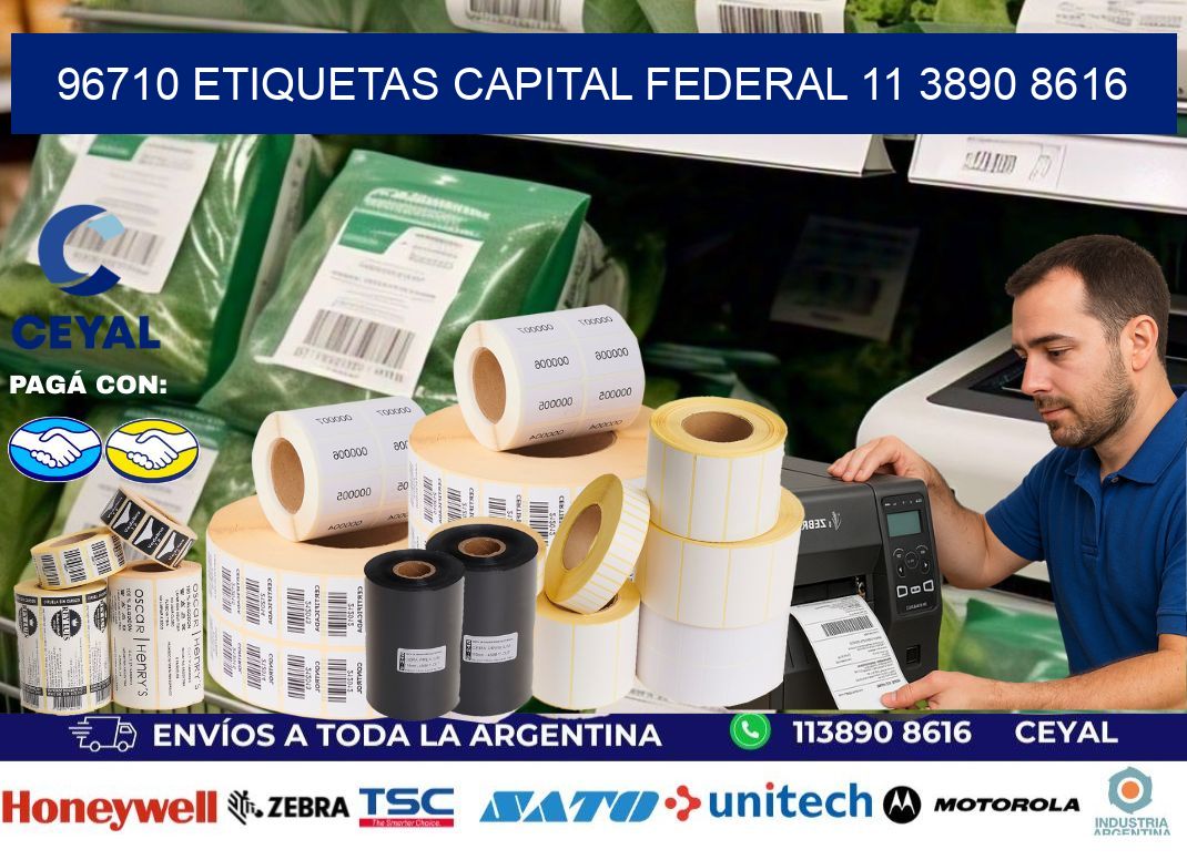 96710 ETIQUETAS CAPITAL FEDERAL 11 3890 8616
