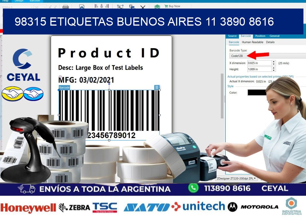 98315 ETIQUETAS BUENOS AIRES 11 3890 8616