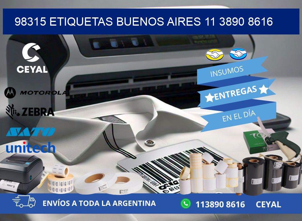 98315 ETIQUETAS BUENOS AIRES 11 3890 8616