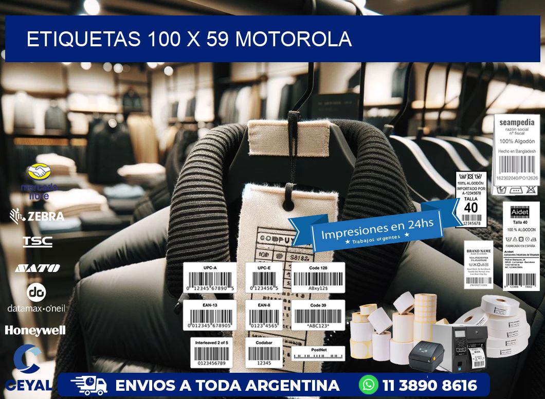 ETIQUETAS 100 x 59 MOTOROLA