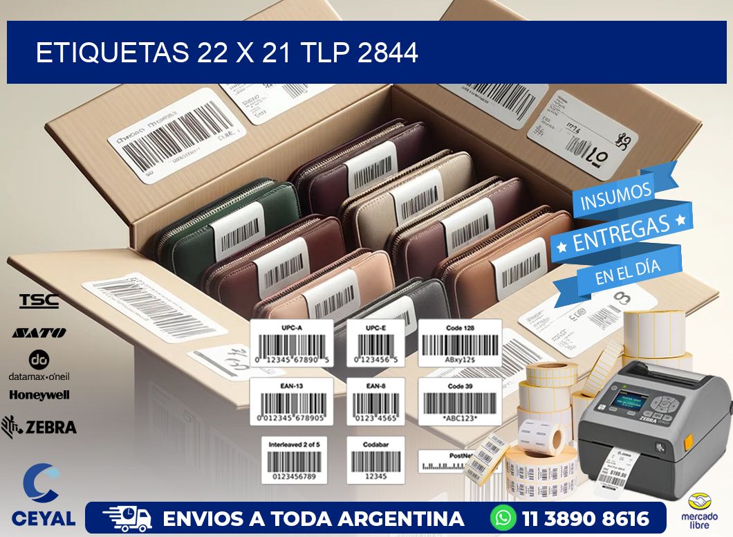 ETIQUETAS 22 x 21 TLP 2844