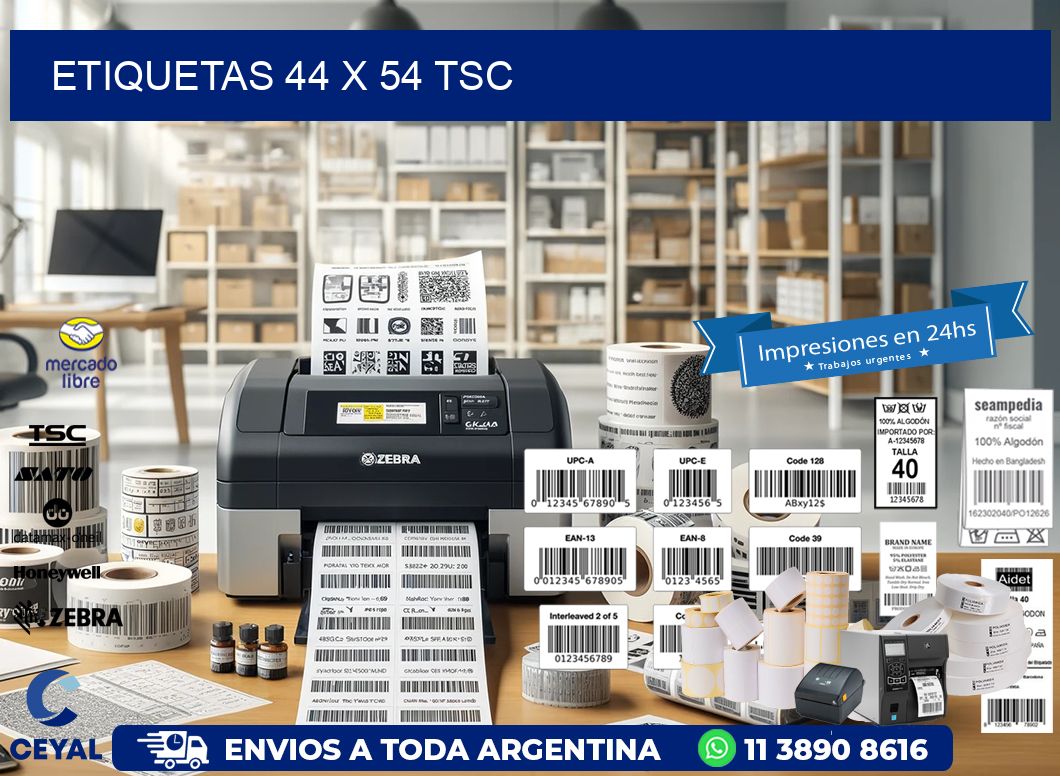 ETIQUETAS 44 x 54 TSC