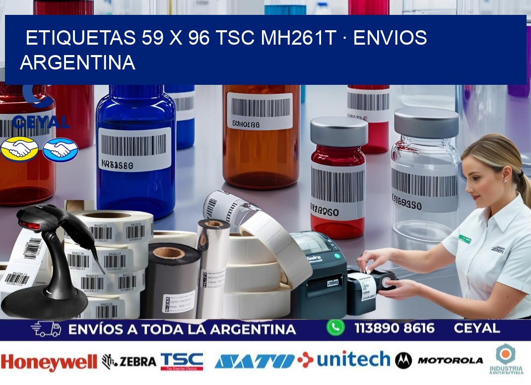 ETIQUETAS 59 x 96 TSC MH261T · ENVIOS ARGENTINA
