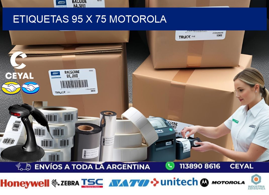 ETIQUETAS 95 x 75 MOTOROLA
