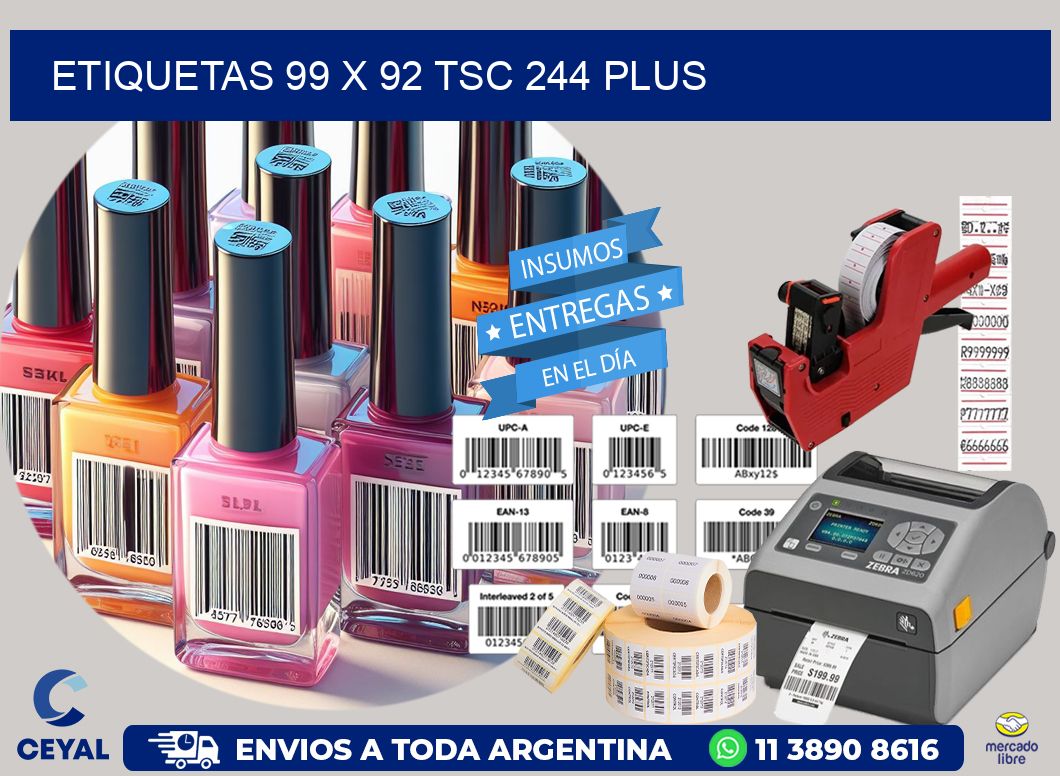 ETIQUETAS 99 x 92 TSC 244 PLUS