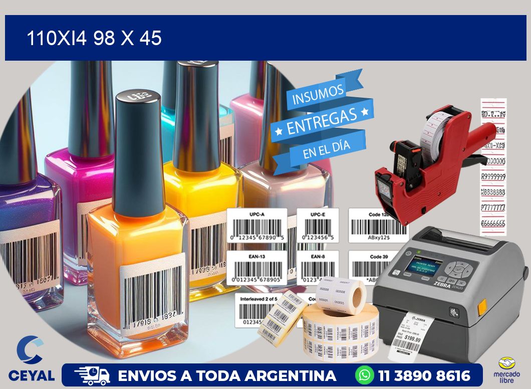 110Xi4 98 x 45