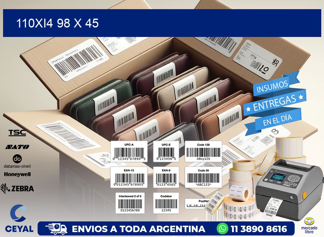 110Xi4 98 x 45