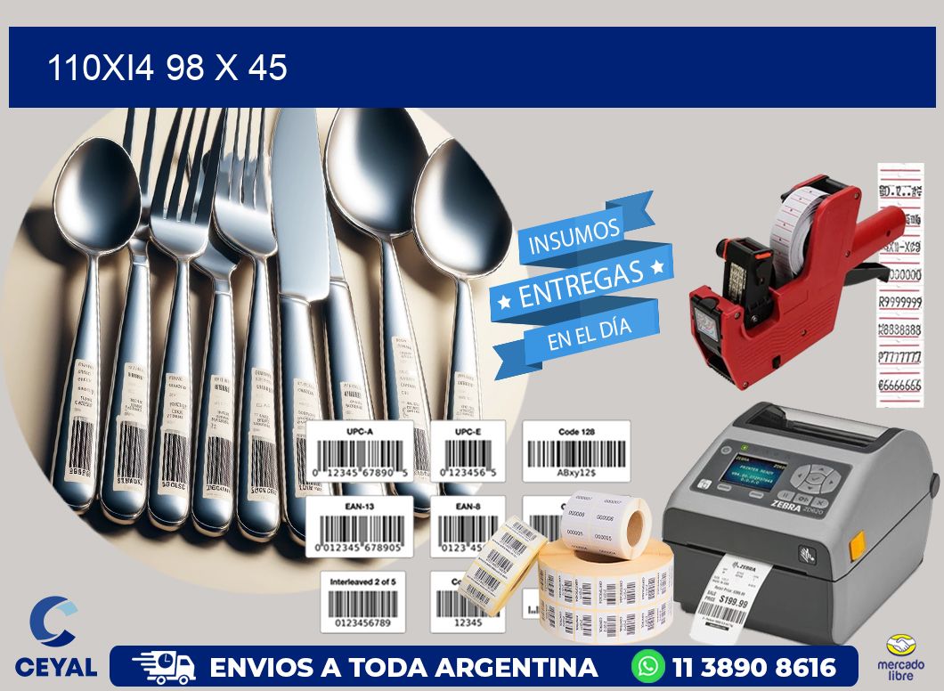 110Xi4 98 x 45