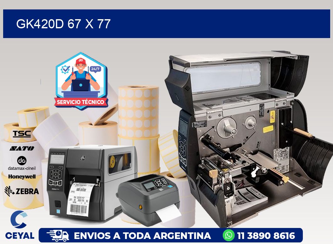GK420D 67 x 77