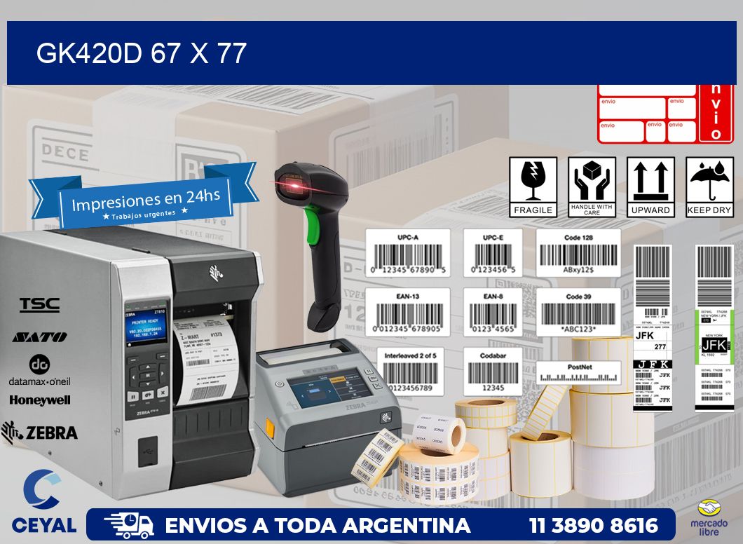 GK420D 67 x 77