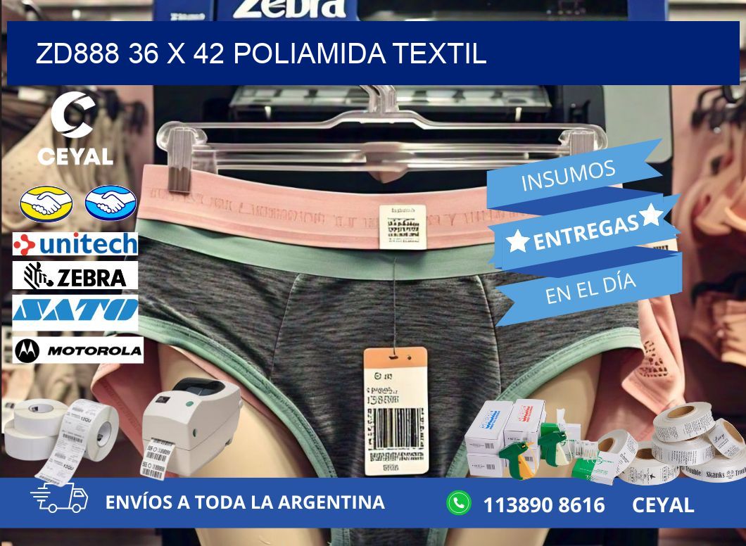 ZD888 36 x 42 POLIAMIDA TEXTIL