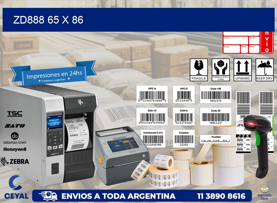 ZD888 65 x 86