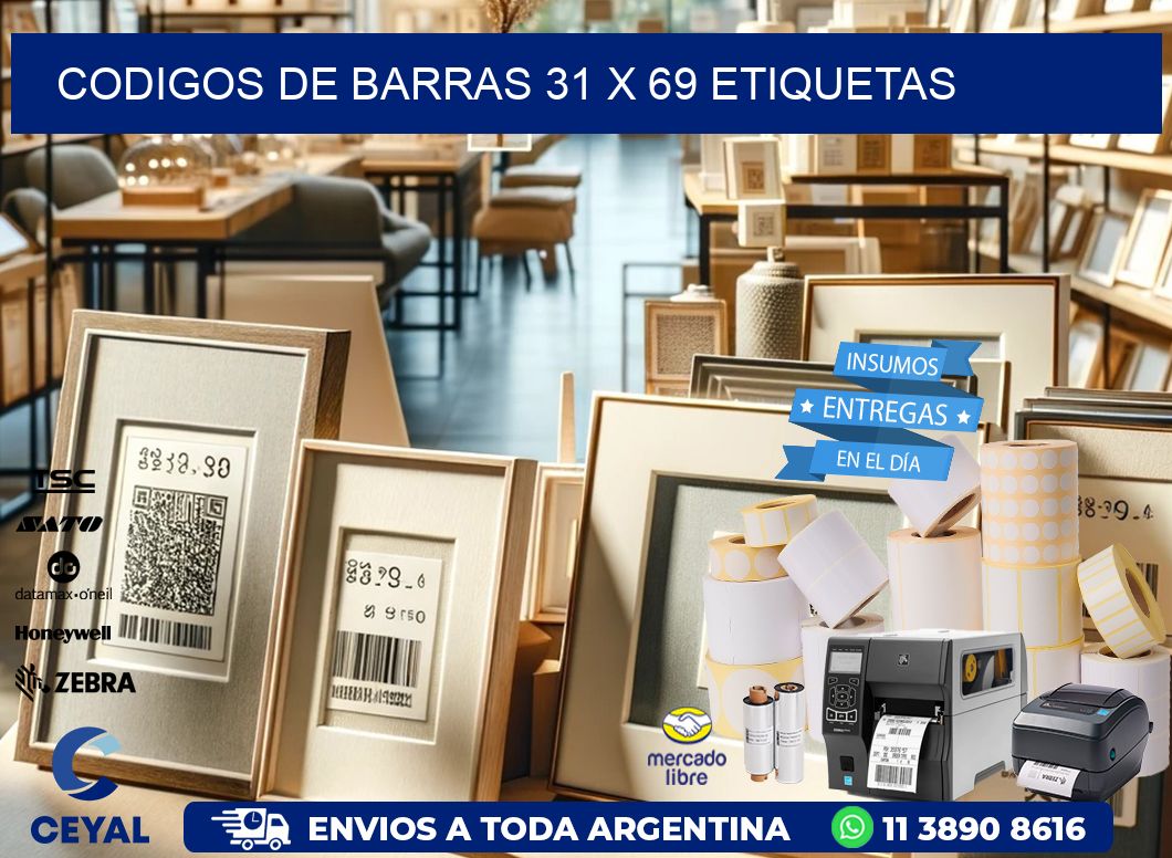 codigos de barras 31 x 69 etiquetas