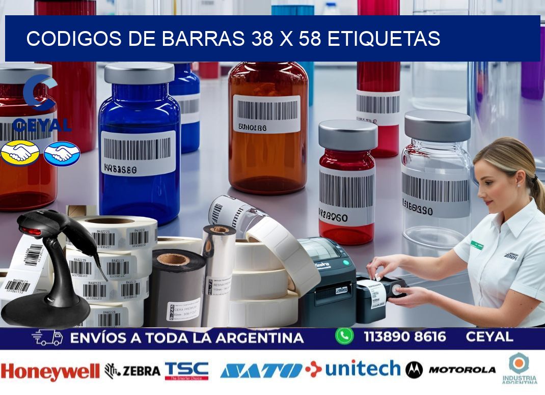 codigos de barras 38 x 58 etiquetas