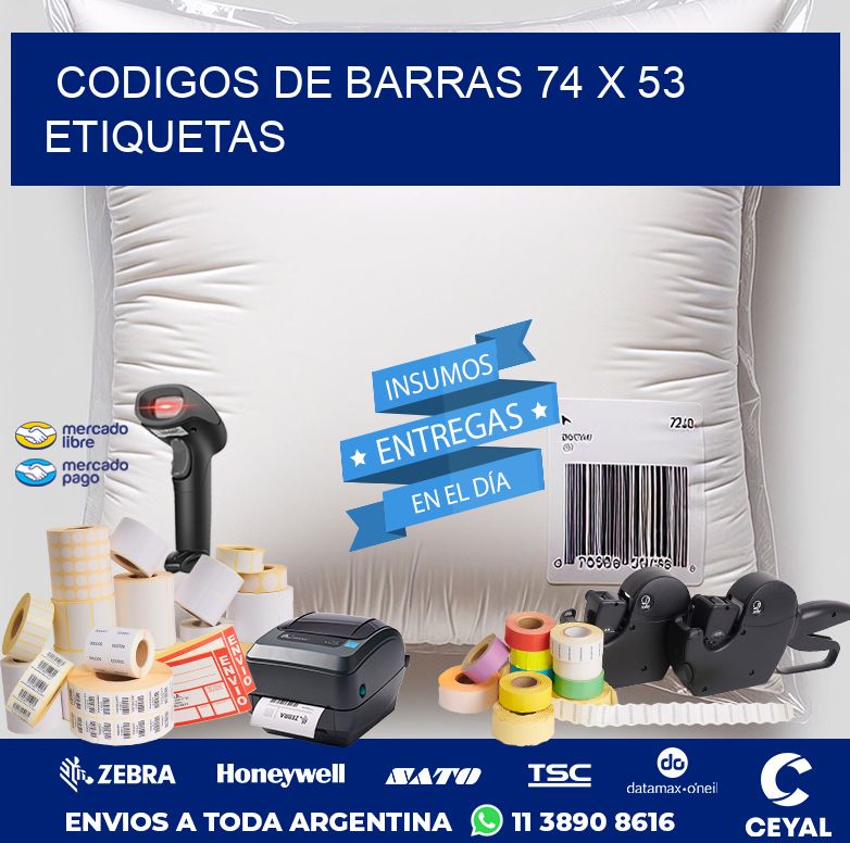 codigos de barras 74 x 53 etiquetas