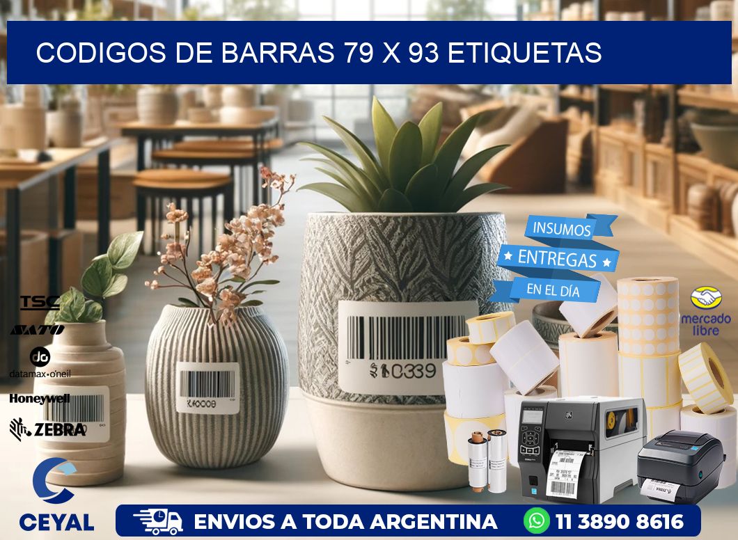 codigos de barras 79 x 93 etiquetas