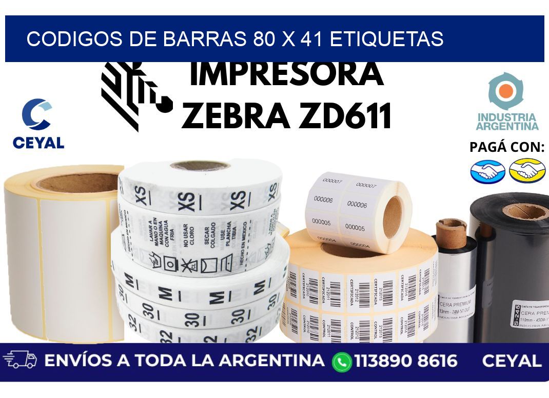 codigos de barras 80 x 41 etiquetas