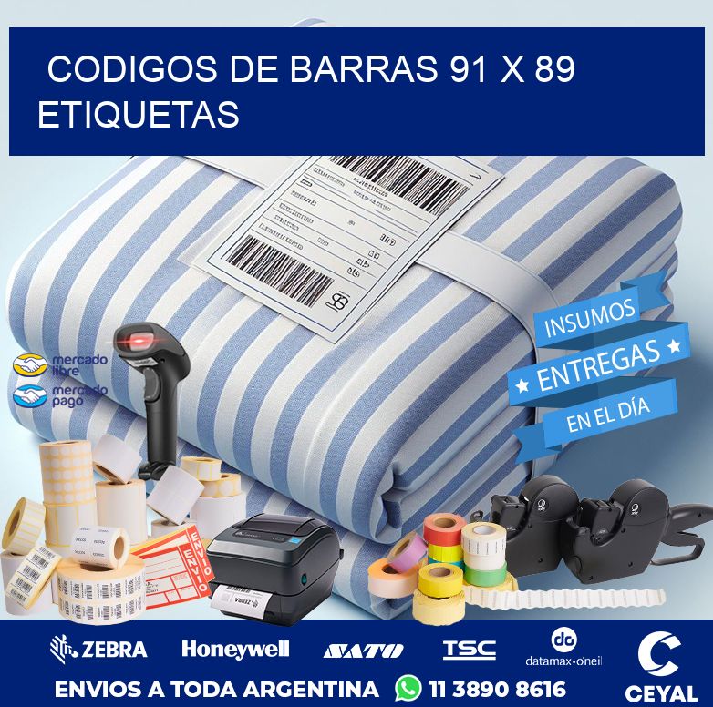 codigos de barras 91 x 89 etiquetas