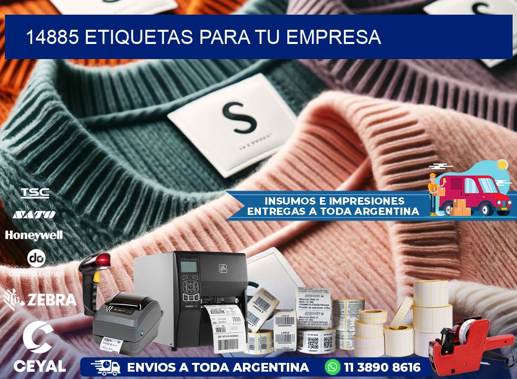 14885 etiquetas para tu empresa